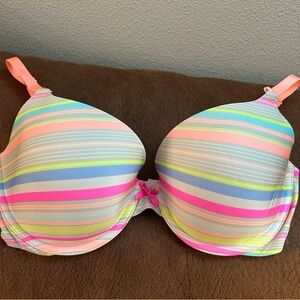 Victoria's Secret Multicolor Striped Bra